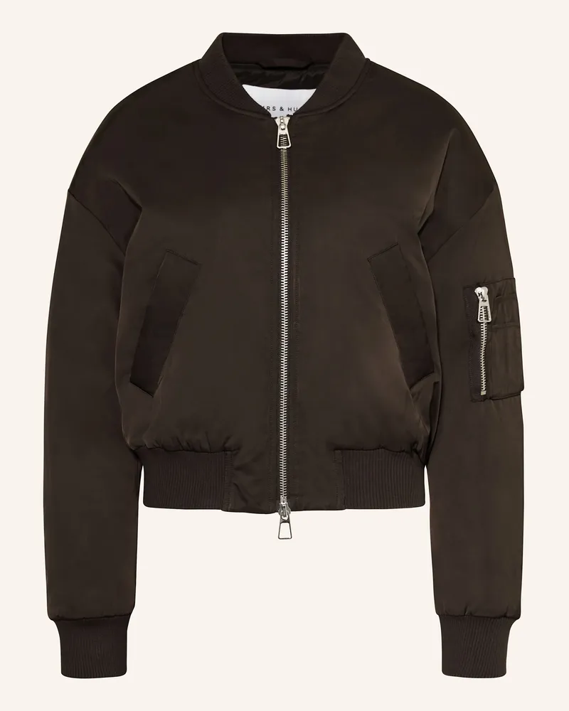 Mrs & HUGS Blouson Dunkelbraun