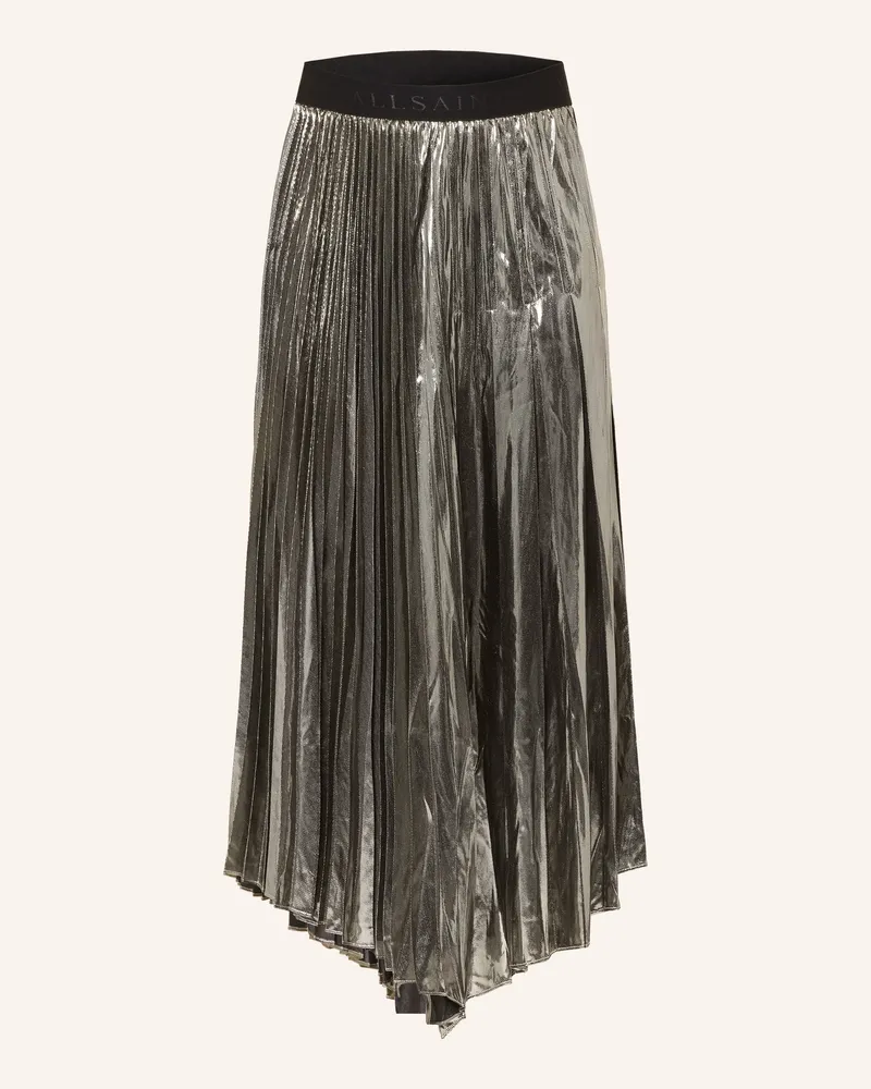 AllSaints Plisseerock JAX Gold