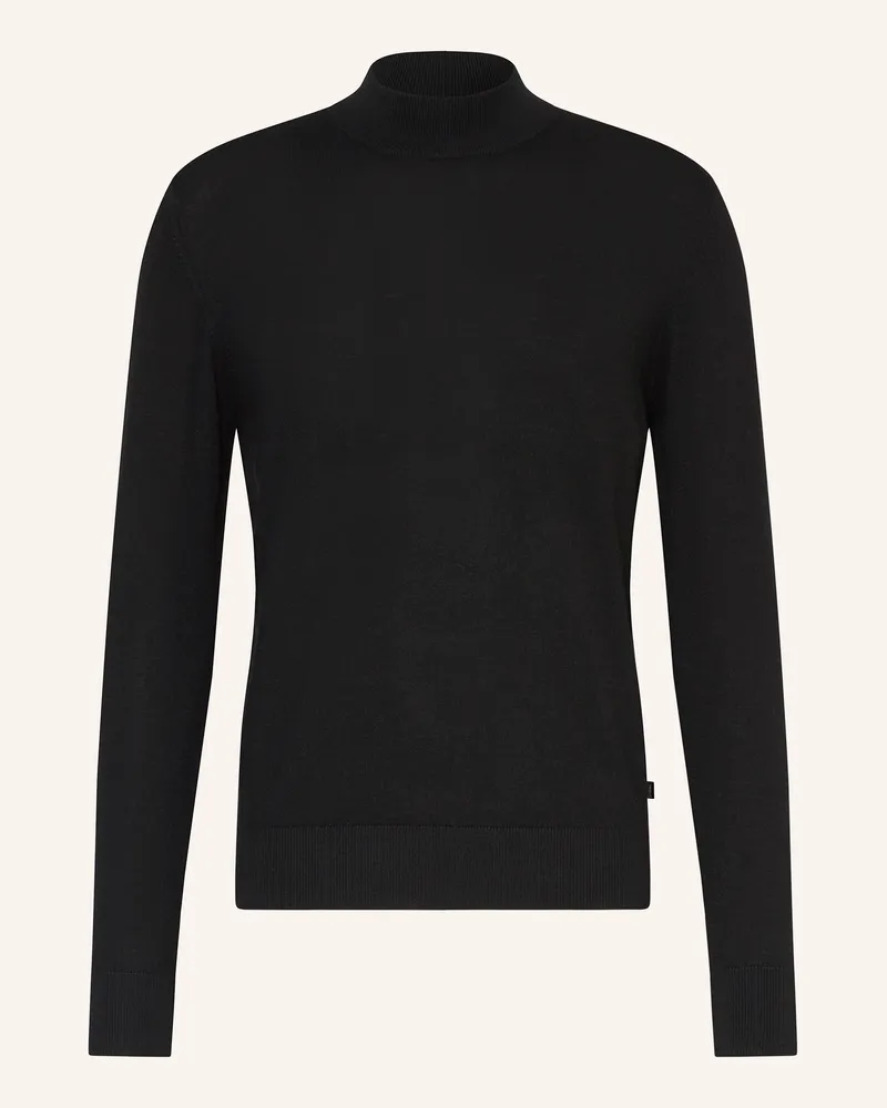 Digel Pullover Dador Aus Merinowolle schwarz Schwarz
