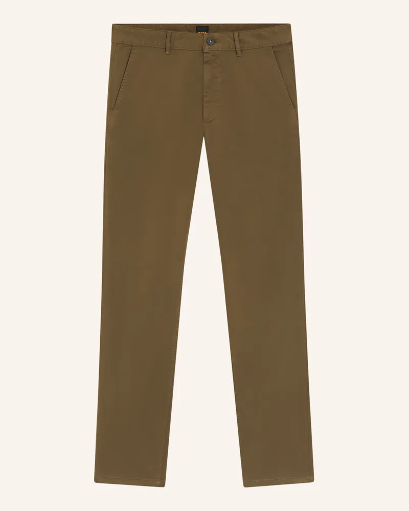 HUGO BOSS Chino CHINO Slim Fit Dunkelgrün