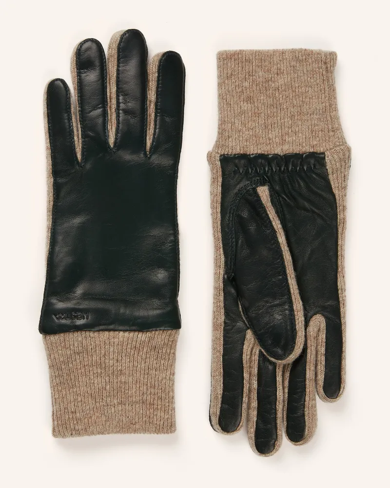 Hestra Handschuhe Jeanne gruen Dunkelgrün