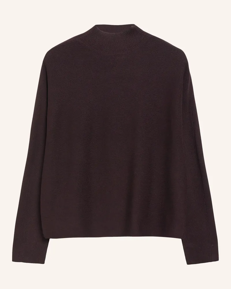 COMMA Pullover rot Dunkellila