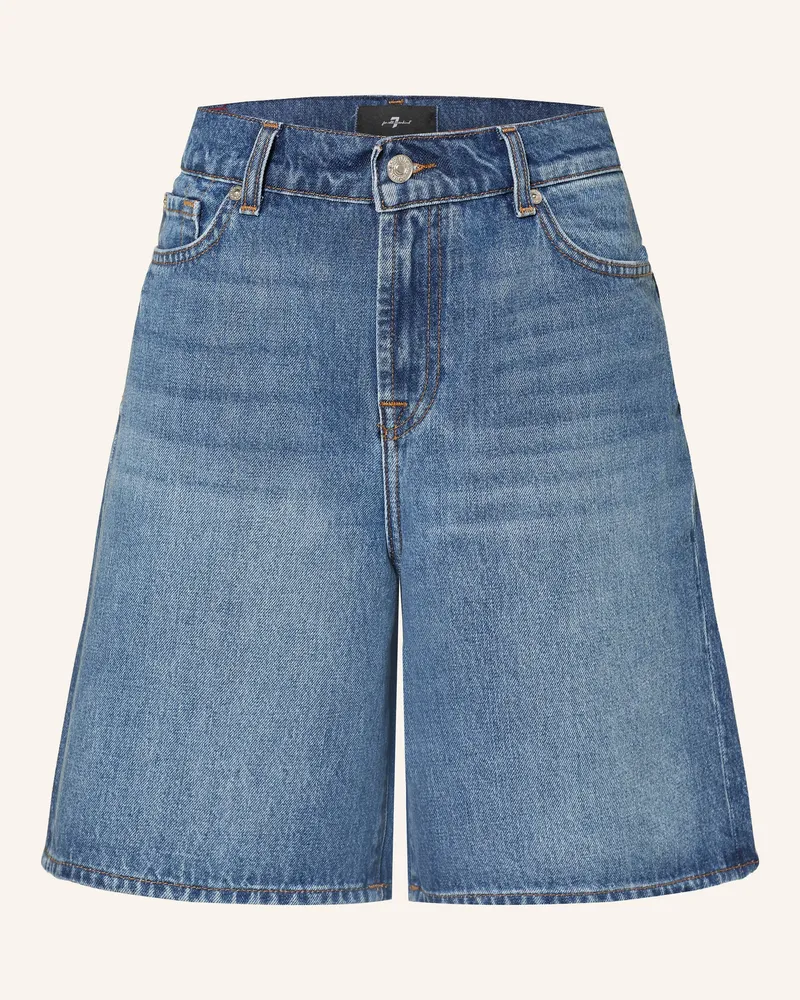 7 for all mankind Jeansshorts Lola blau 3nw