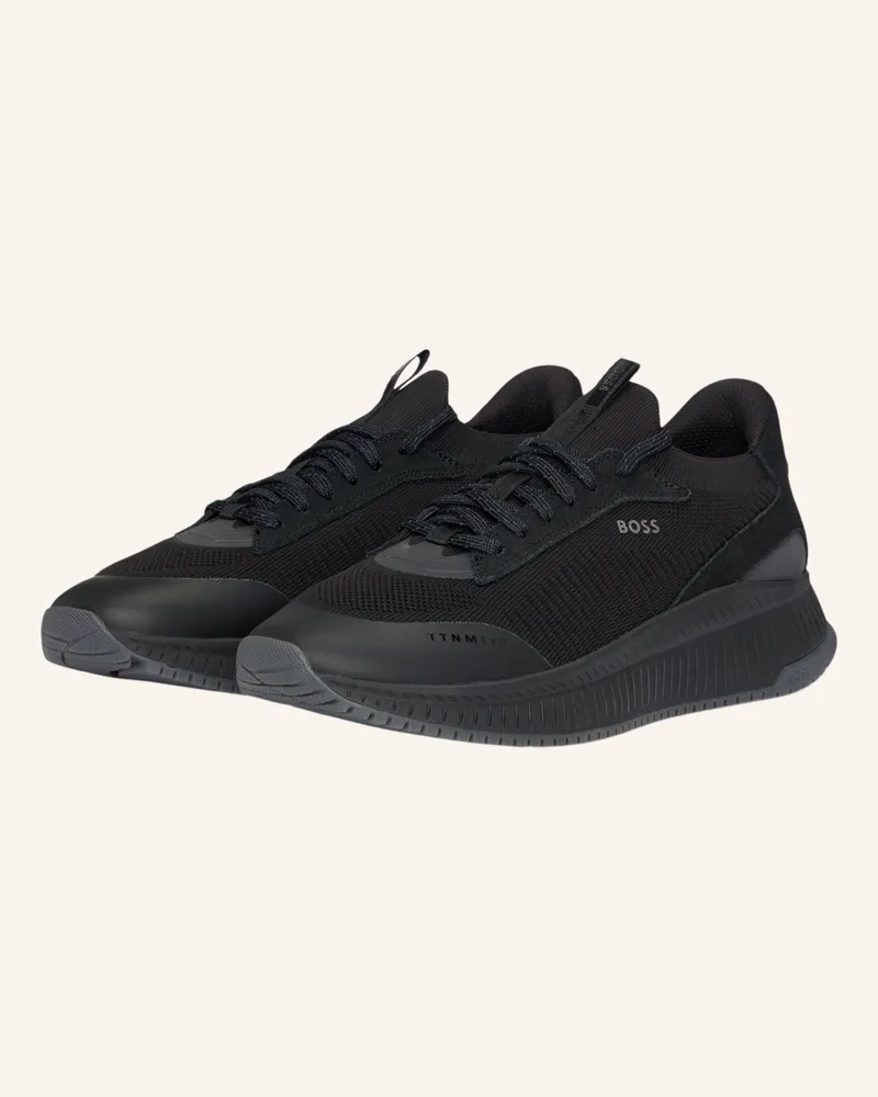 HUGO BOSS Sneaker TTNM EVO_SLON_KNRSD Schwarz