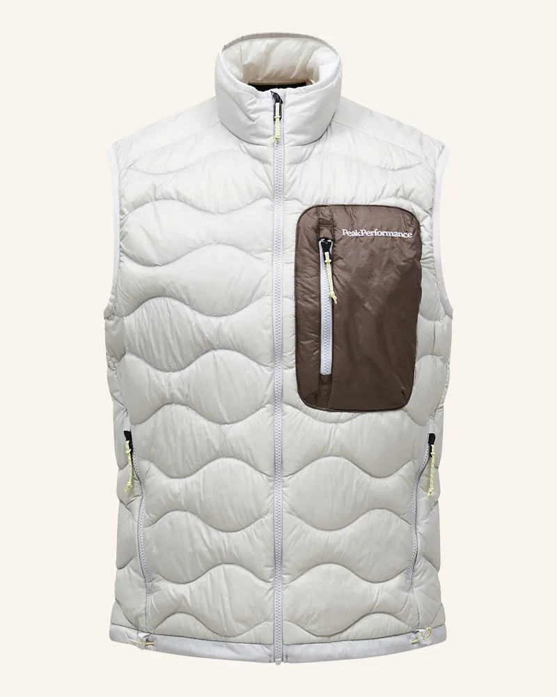 Peak Performance M Helium Utility Down Vest Daunenweste grau Hellgrau