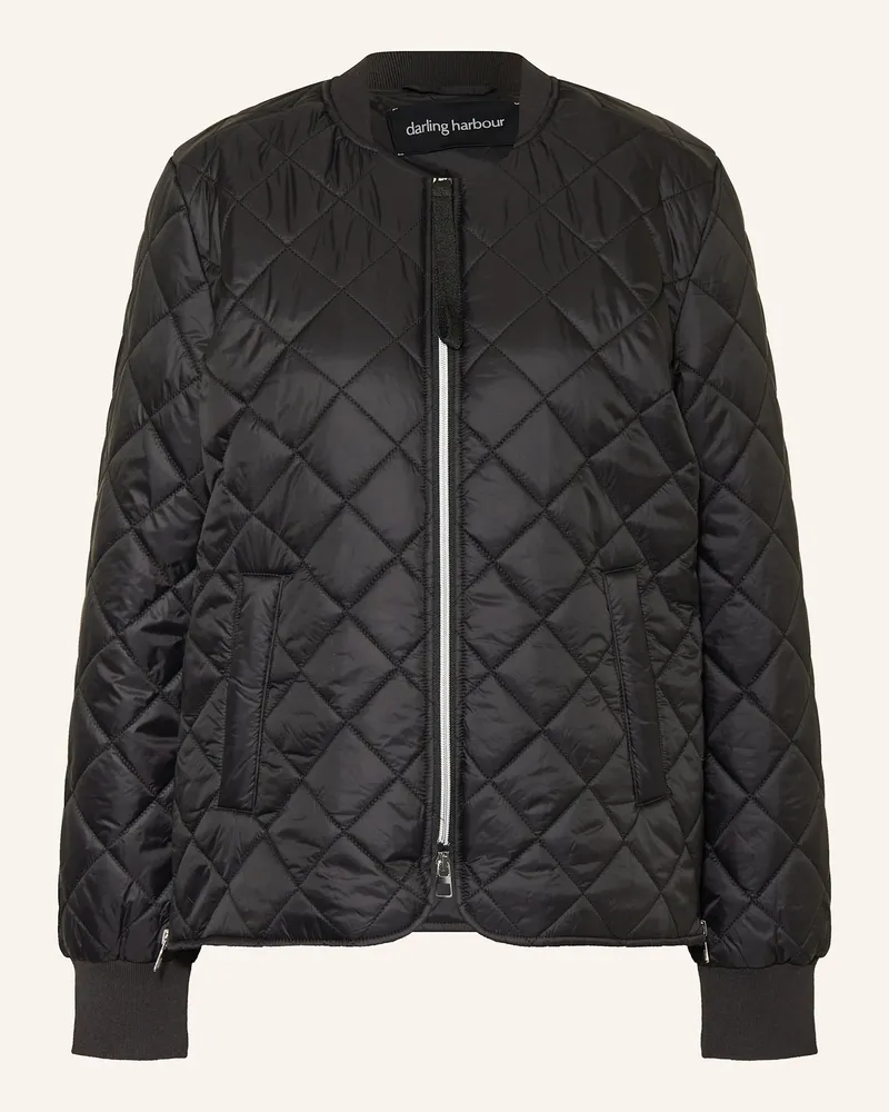 Darling Harbour Steppjacke Schwarz