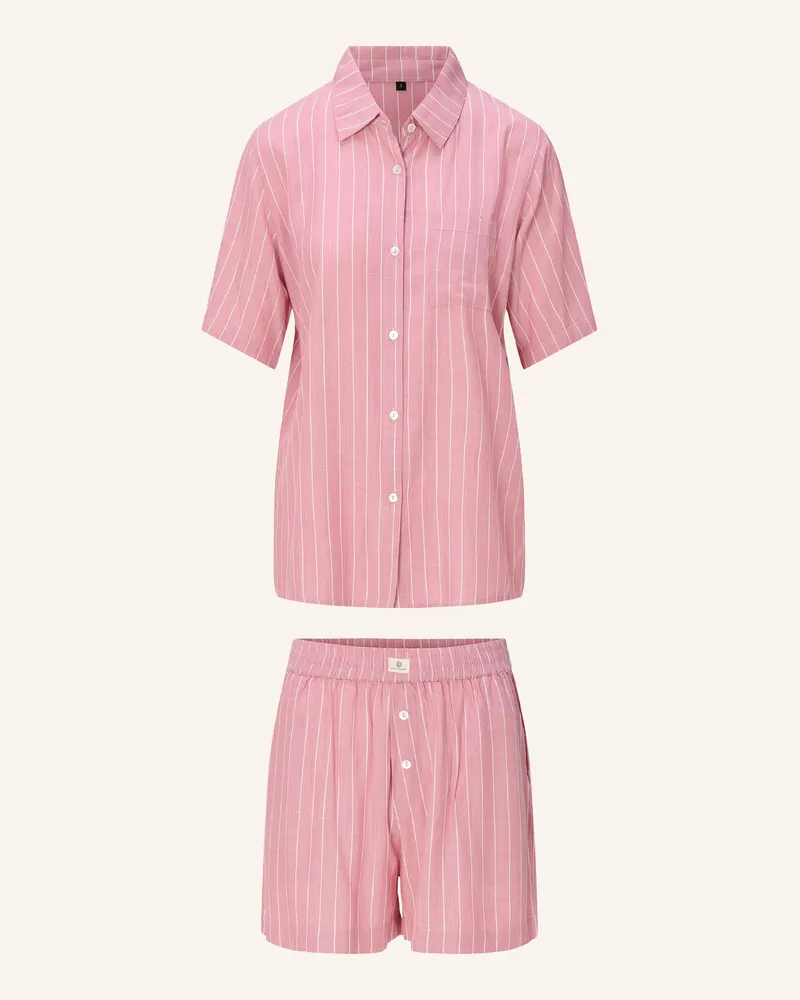 LingaDore Shortama Set rosa Beige