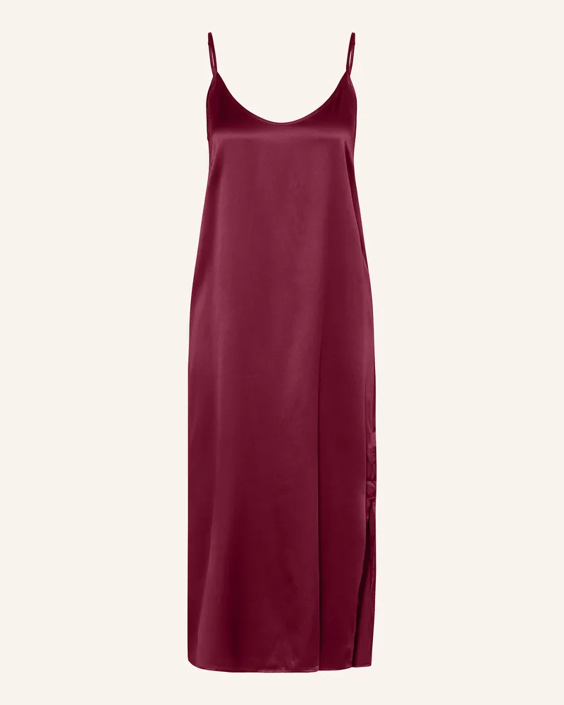 Darling Harbour Négligée Aus Seide rot Bordeaux