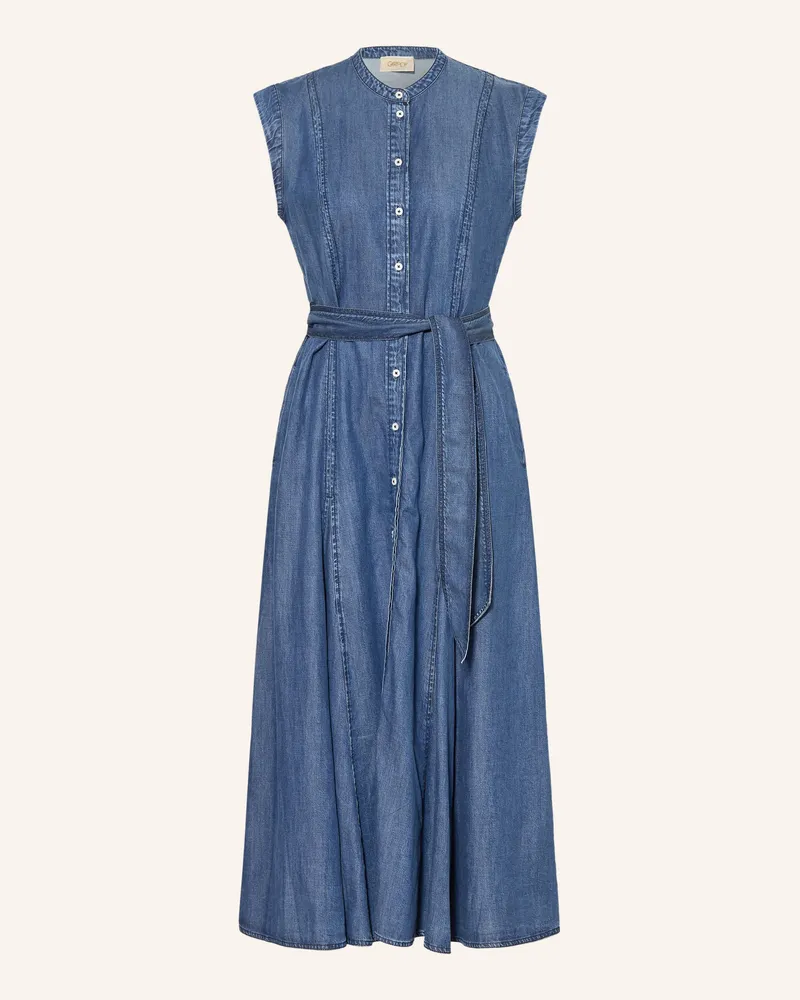 Cartoon Kleid in Jeansoptik Blau