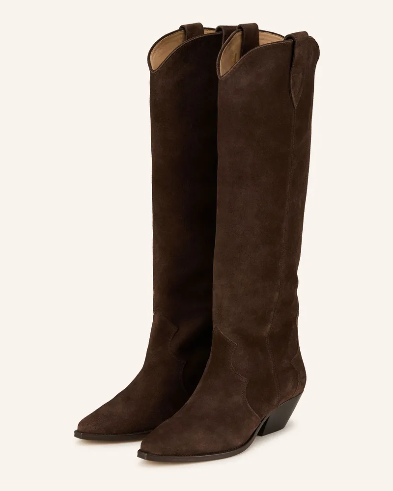 Isabel Marant Stiefel Denvee braun Dunkelbraun