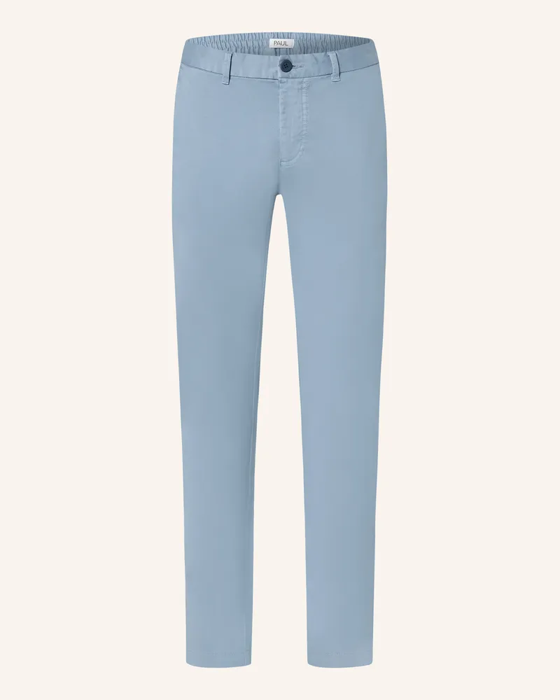 paul Chino Slim Fit Hellblau