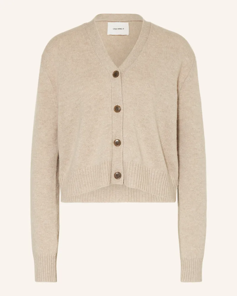 Lisa Yang Strickjacke MARION aus Cashmere Beige