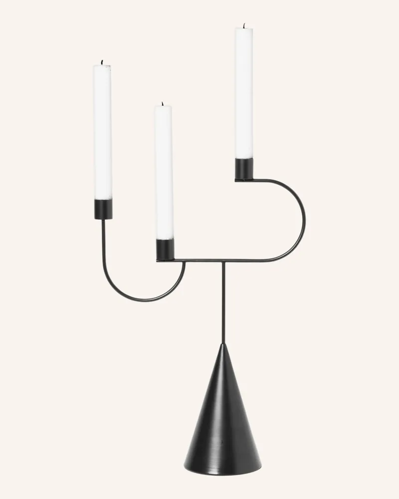 ferm LIVING Kerzenhalter AVANT Schwarz