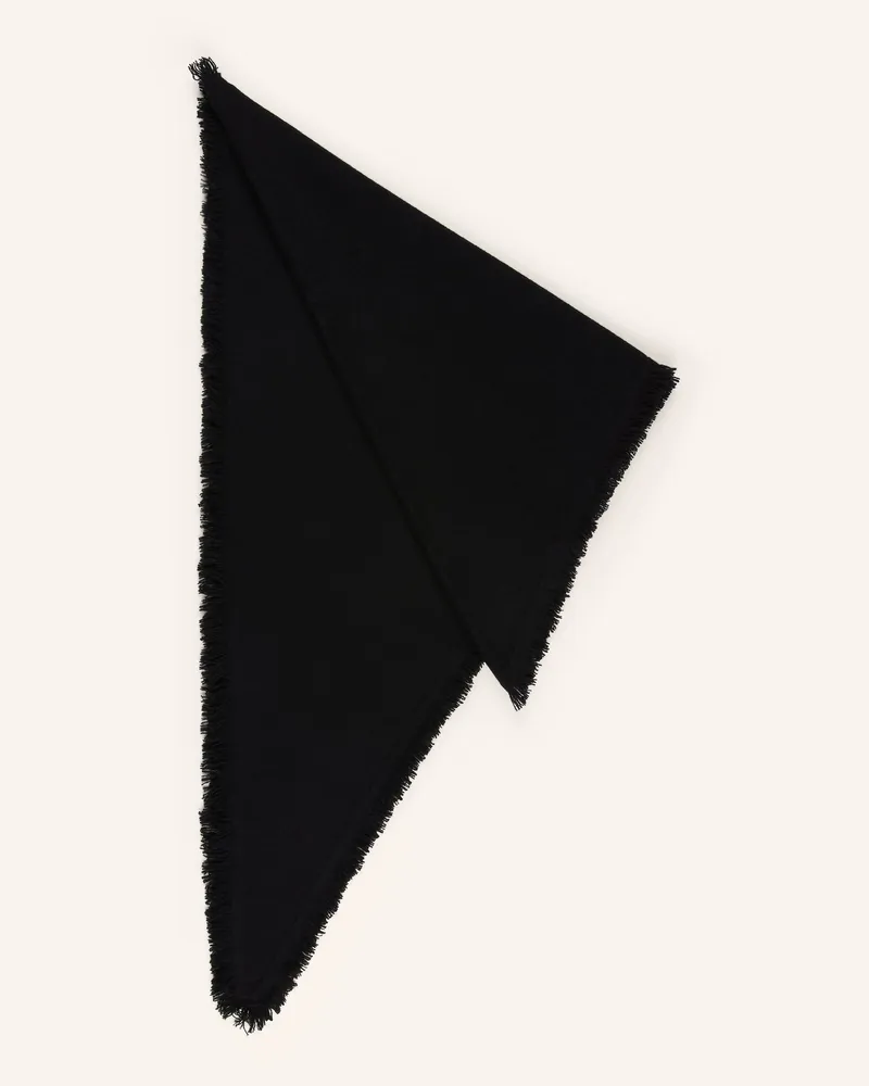 lilienfels Cashmere-Schal schwarz Schwarz