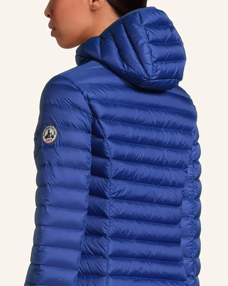 Leichte Daunenjacke Jott Daunenmantel Damen Blau JOTT Daunenjacken