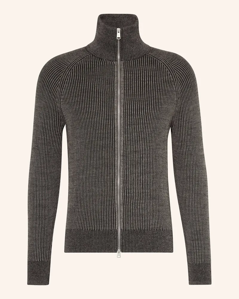 Marc O'Polo Strickjacke grau Schwarz