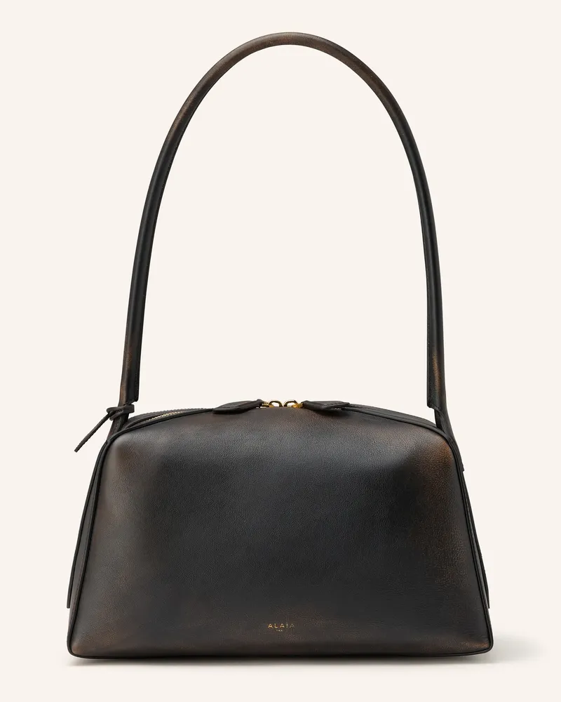 Alaïa Schultertasche LE BOULEDOGUE MEDIUM Dunkelbraun