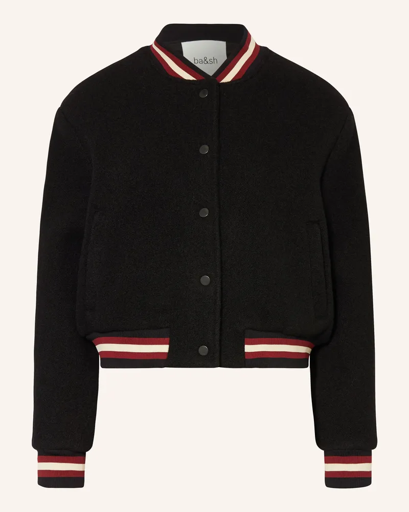 ba&sh Blouson Hugh schwarz Schwarz