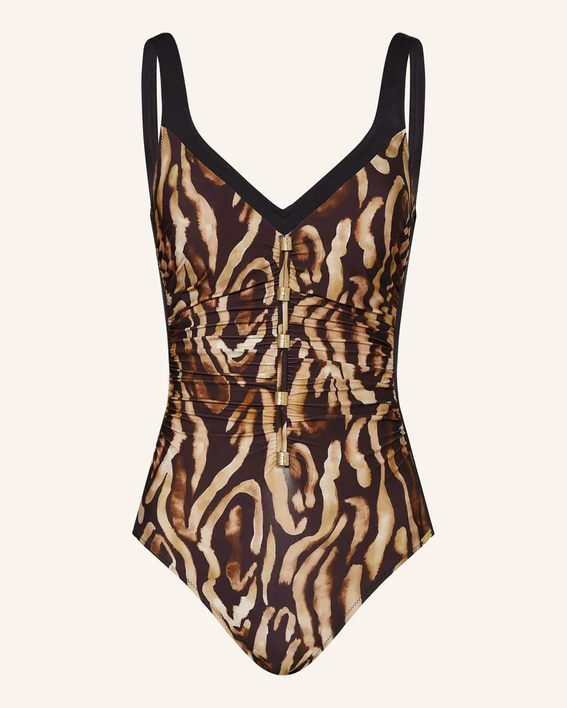 Charmline Shape-Badeanzug WILD NOBLESSE Schwarz