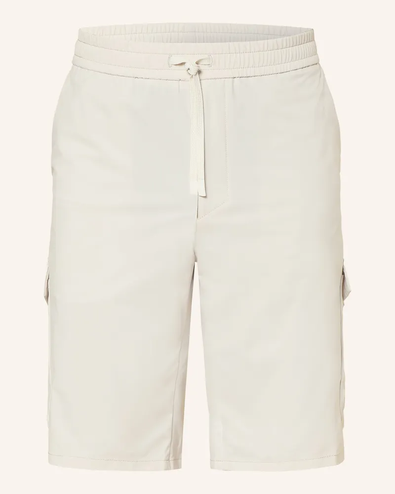 HUGO BOSS Cargoshorts Urbanex Tapered Fit beige Ecru