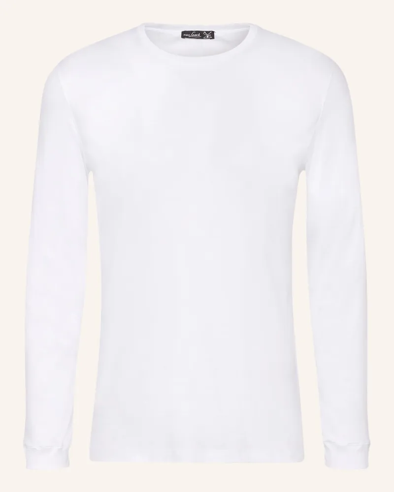 van Laack Longsleeve Paro weiss Weiss