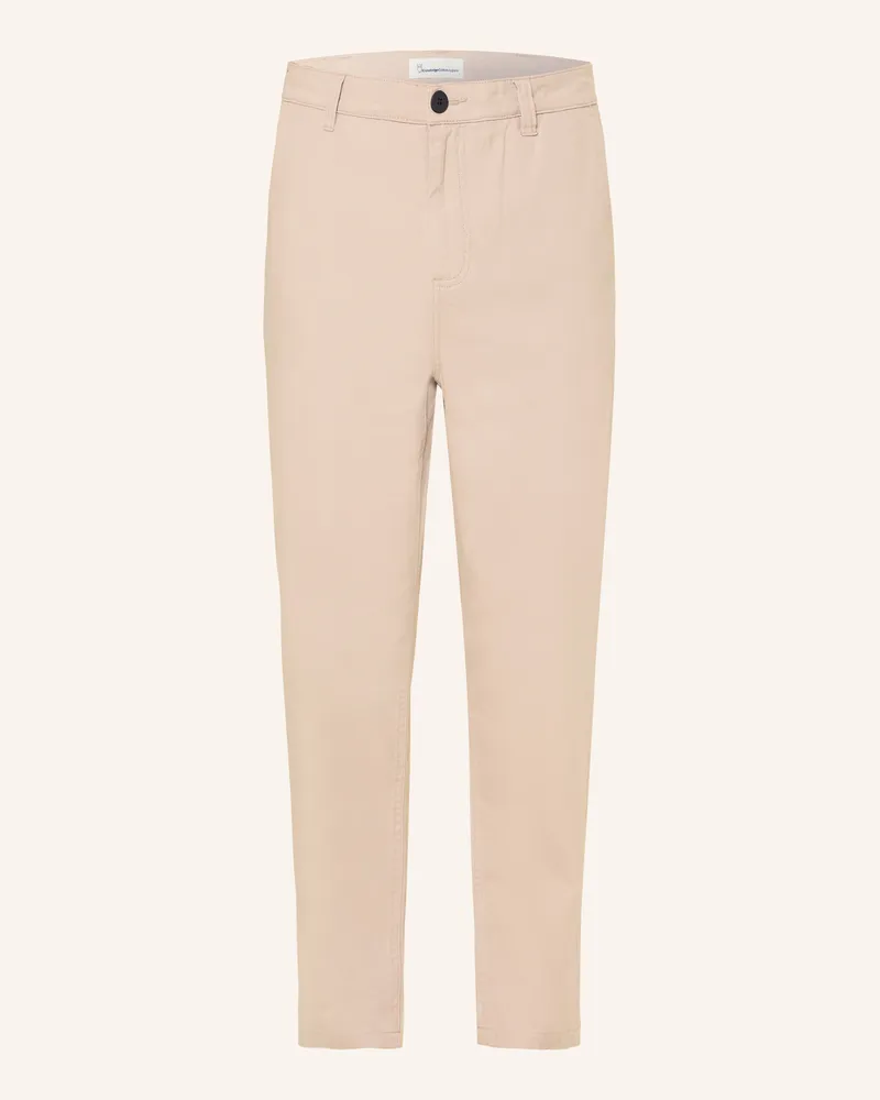 Knowledge Cotton Apparel Hose TIM Straight Fit Beige