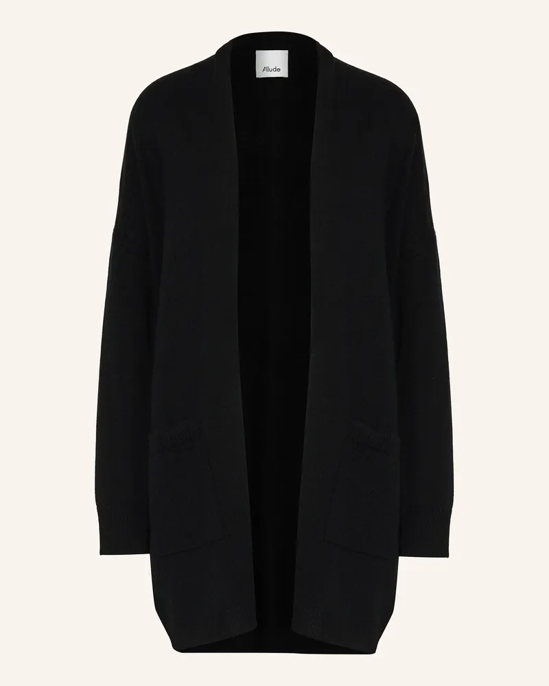 ALLUDE Strickhülle mit Cashmere Schwarz