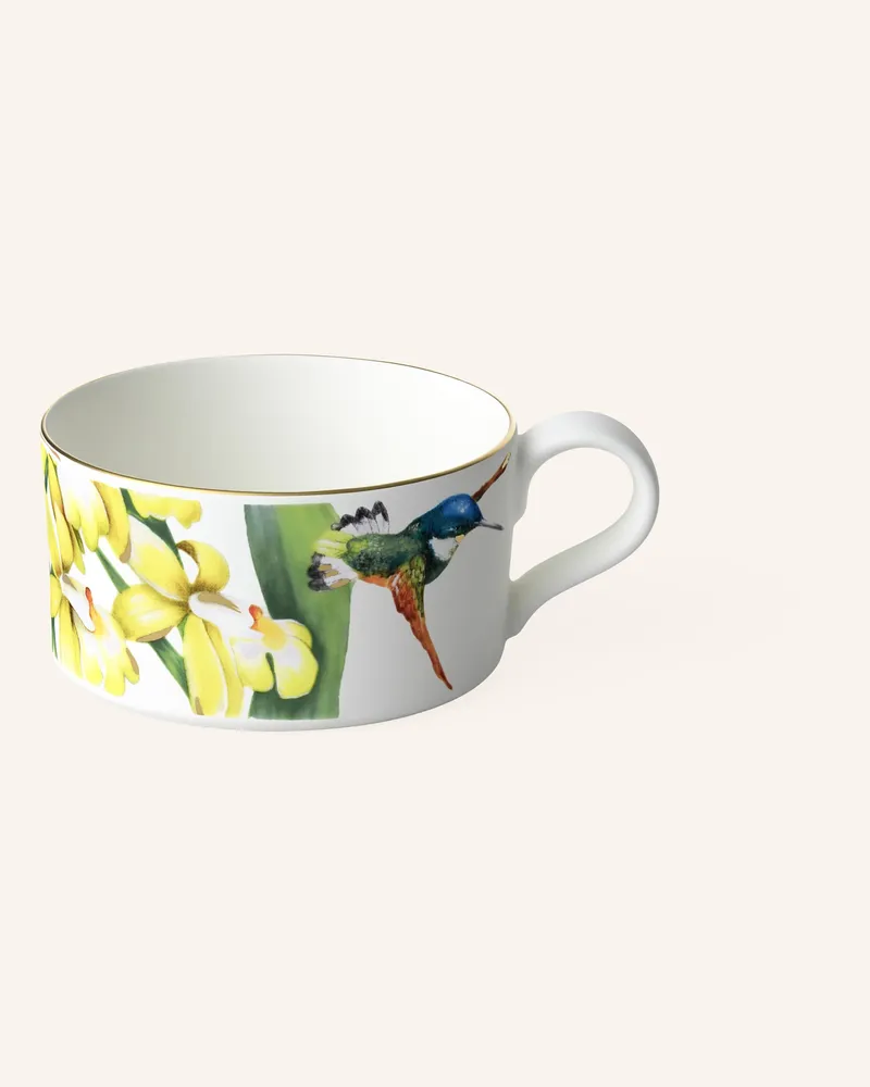 Villeroy & Boch Teetasse Amazonia weiss Gelb