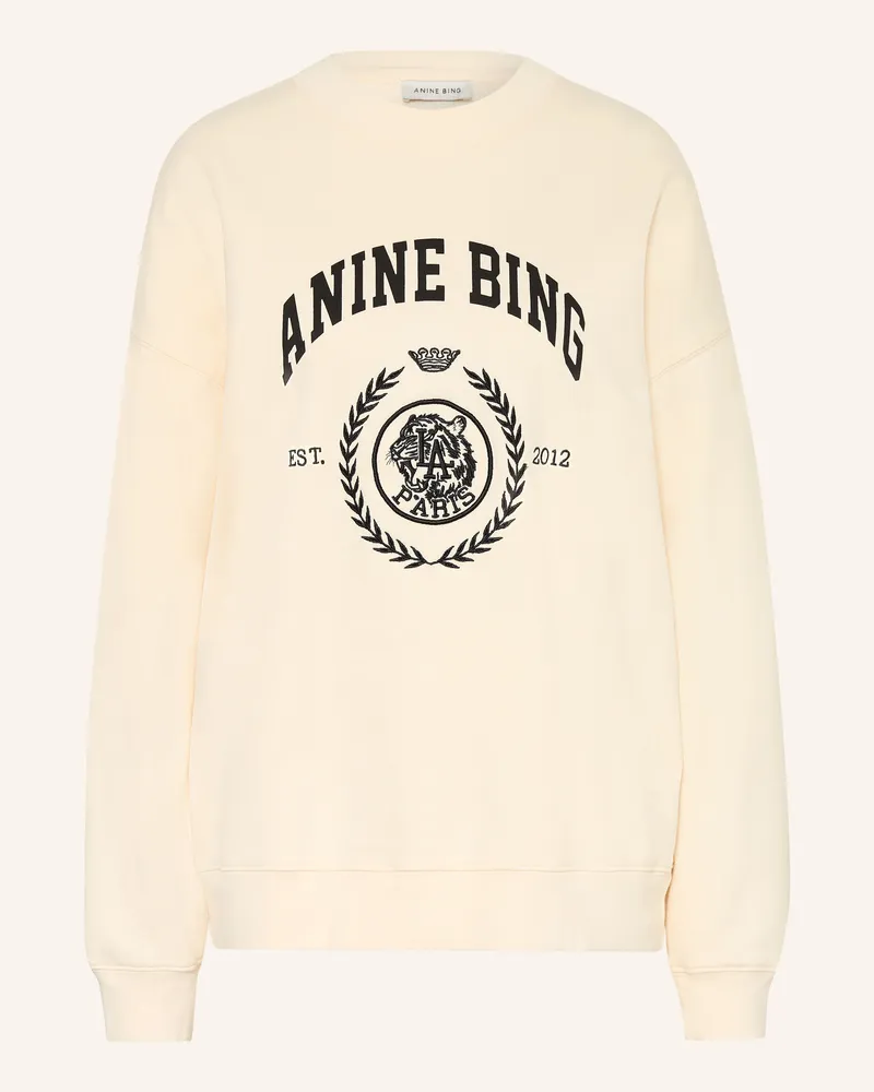 Anine Bing Sweatshirt Miles gelb Hellgelb