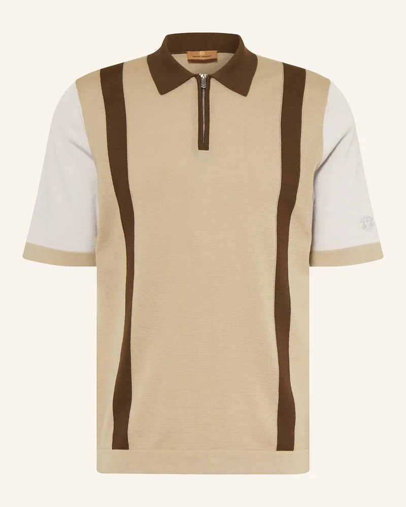 Mos Mosh Strick-Poloshirt MMGJUSTIN Beige