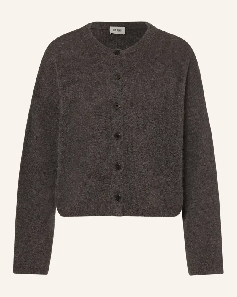 Drykorn Strickjacke Marweni Mit Alpaka grau Dunkelgrau