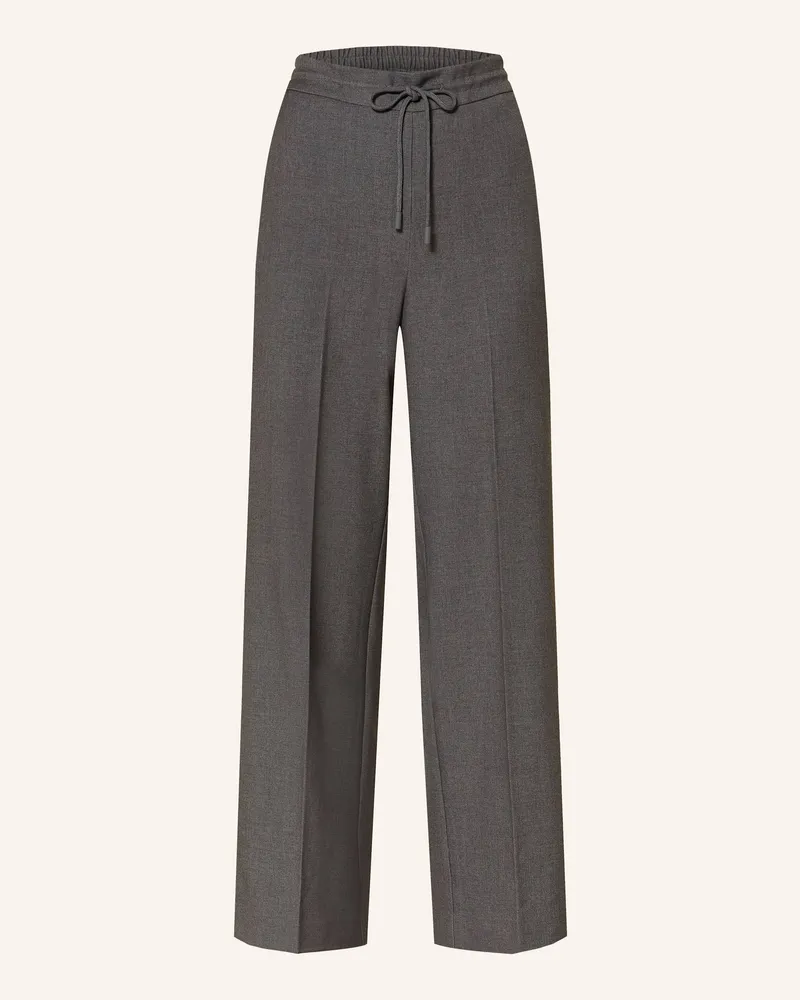 COMMA Hose im Jogging-Stil Dunkelgrau