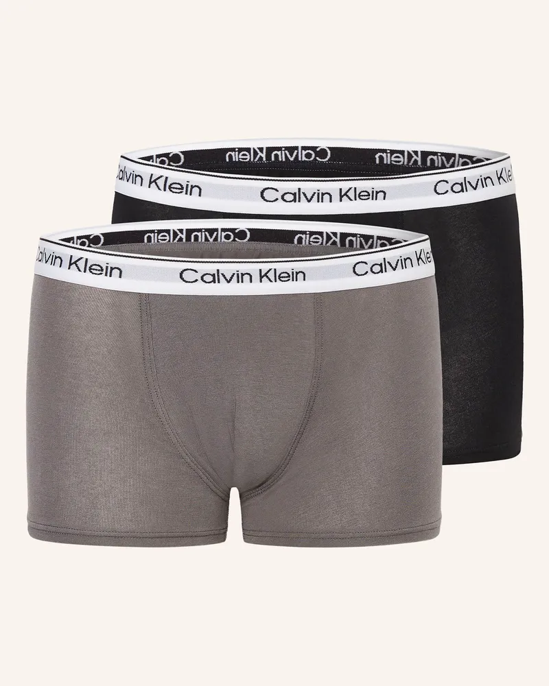 Calvin Klein 2er-Pack Boxershorts ICON COTTON STRETCH Schwarz