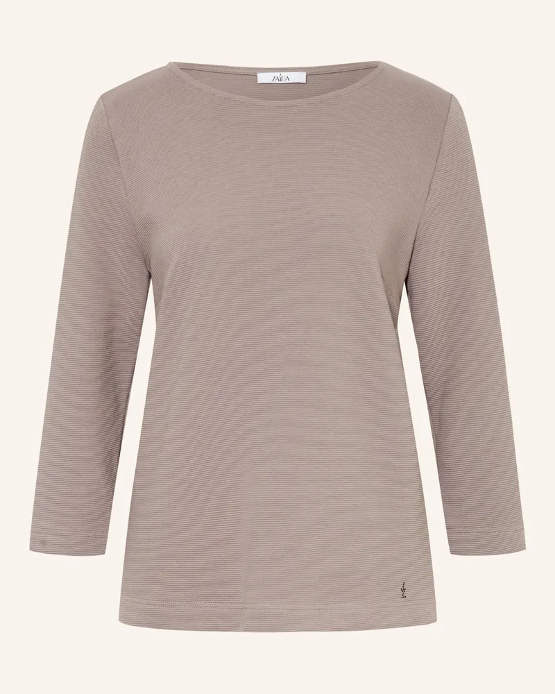 ZAíDA Shirt Mit 3/4-Arm beige Taupe