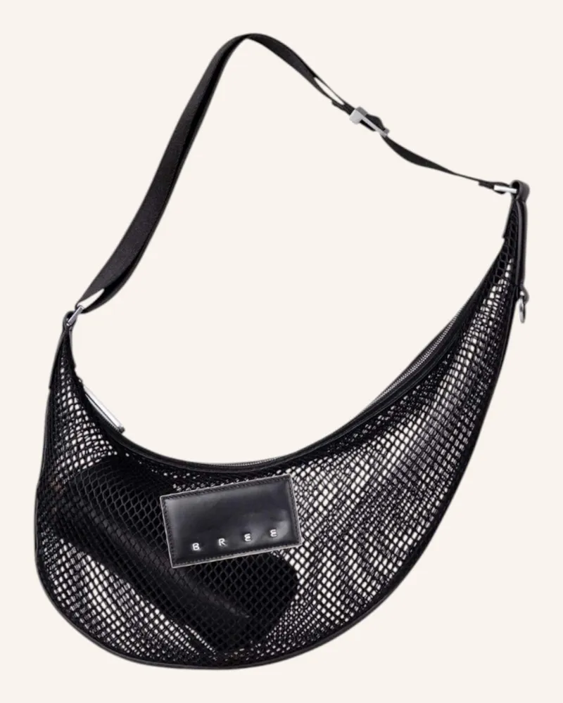 BREE Schultertasche The Airys Hugo schwarz Schwarz