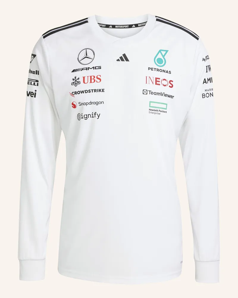 adidas MERCEDES - AMG PETRONAS FORMULA ONE TEAM DRIVER TRIKOT Weiss