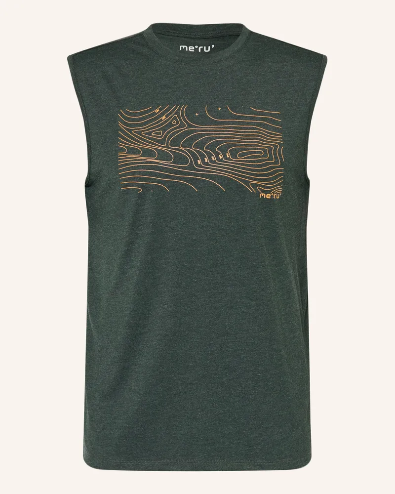 me°ru' Tanktop Mora gruen Dunkelgrau