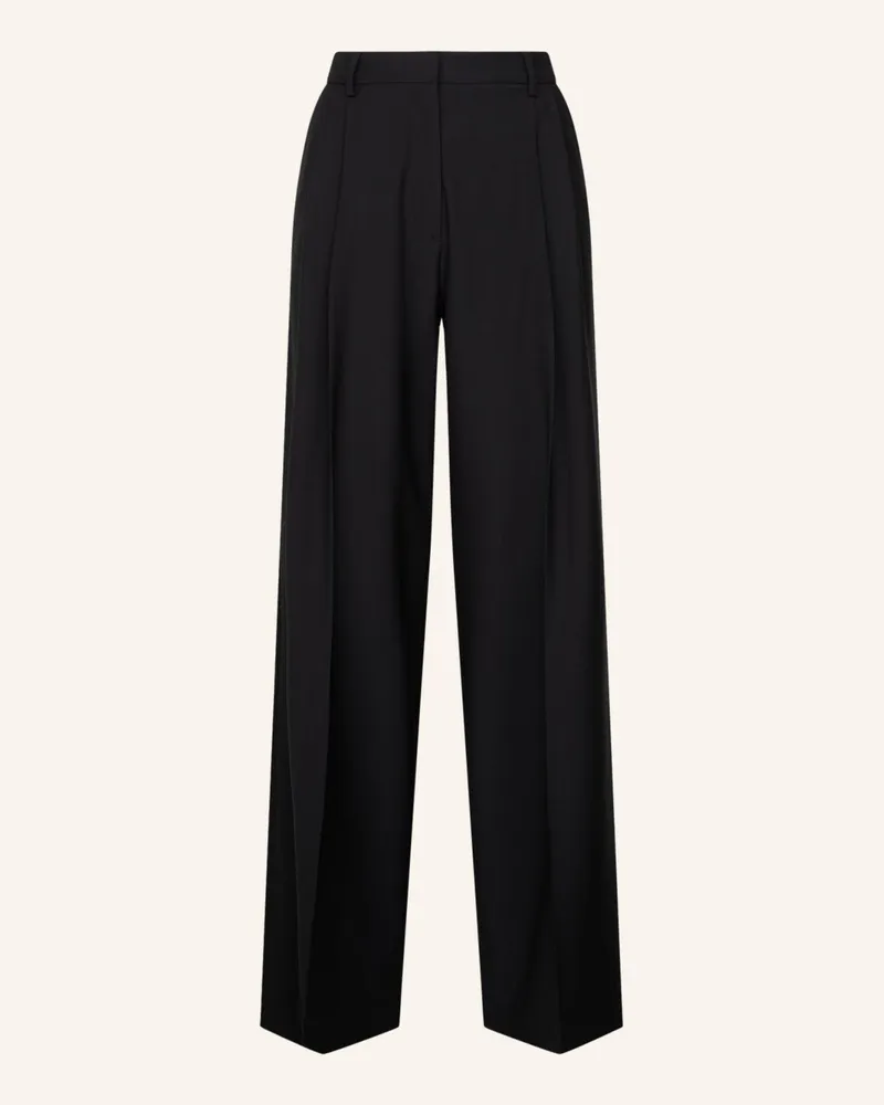 Seidensticker Stoffhose schwarz Schwarz