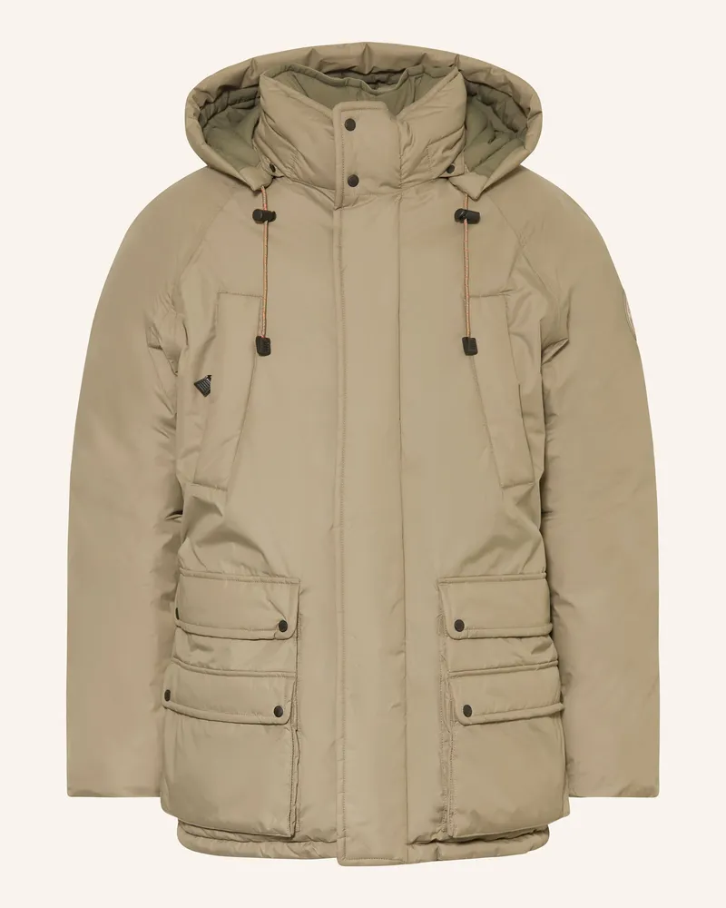 Napapijri Parka A-GAIL zum Wenden mit abnehmbarer Kapuze Khaki