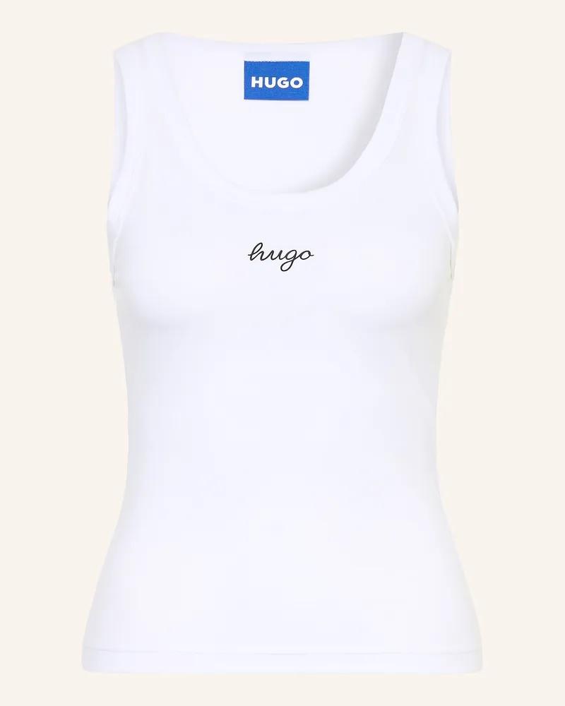HUGO BOSS Top Damatank weiss Weiss