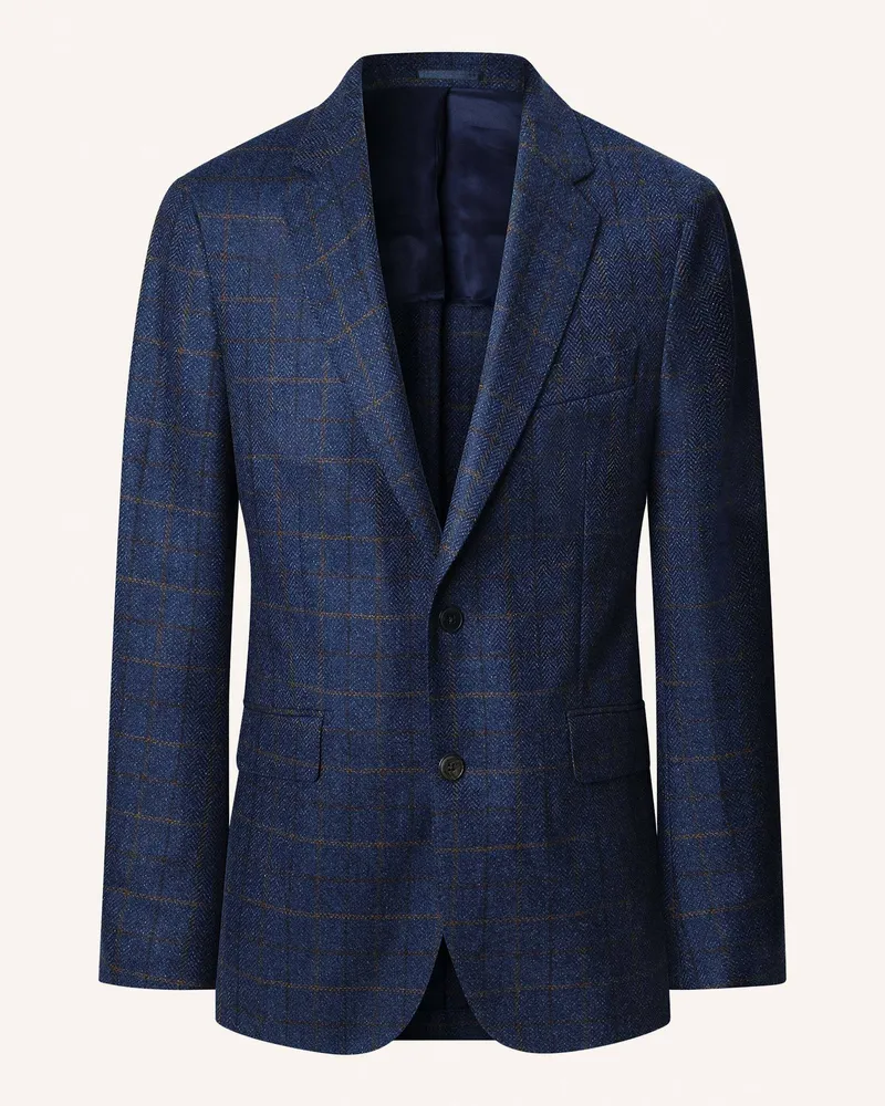 Hackett Blazer WOOL CASH TATTERSALL Blau