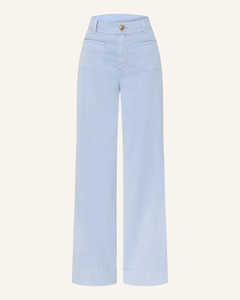 Mos Mosh Marlenehose Mmsoey Tenna blau Hellblau