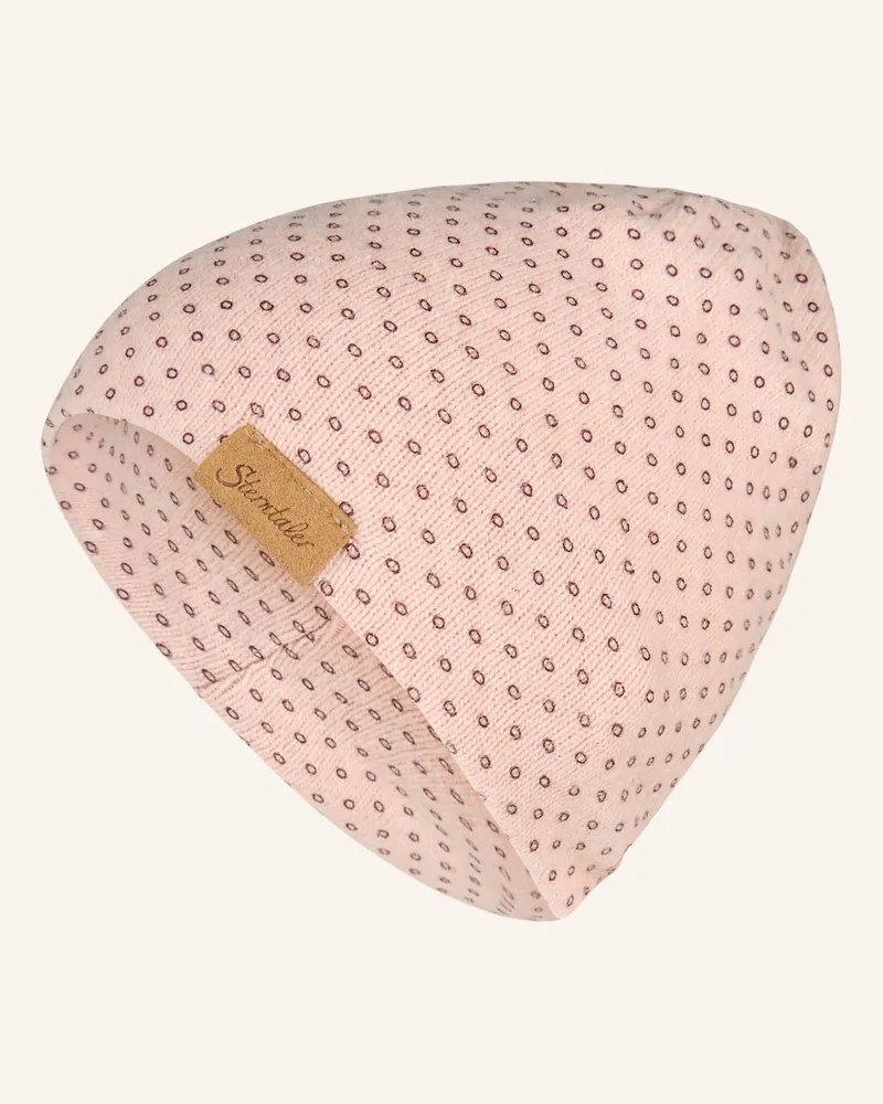 Sterntaler Beanie Kreise Hellrosa