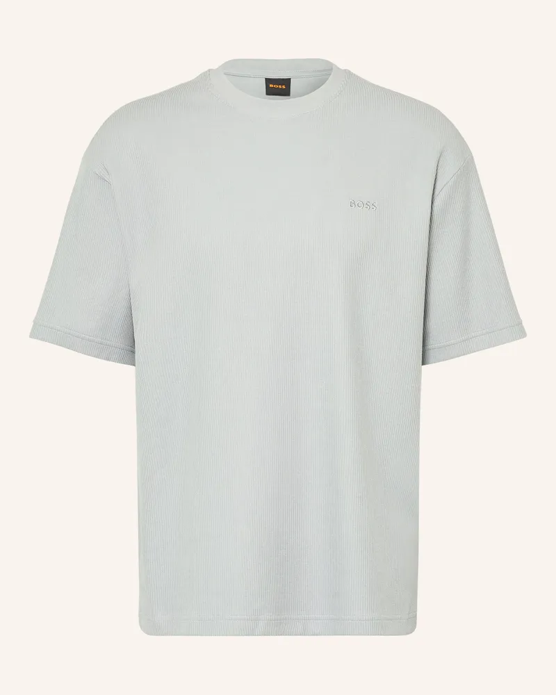 HUGO BOSS T-Shirt grau Blaugrau
