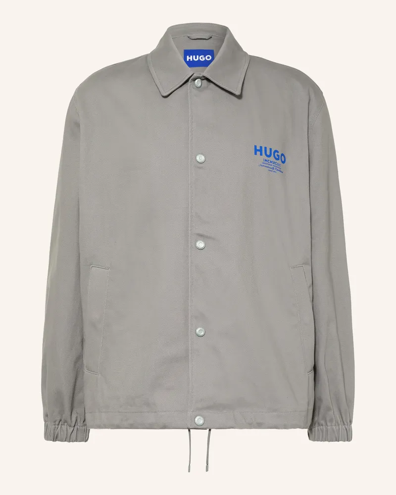 HUGO BOSS Overshirt Biyo grau Grau
