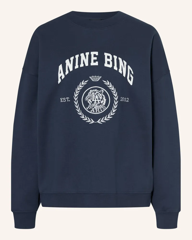 Anine Bing Sweatshirt Miles blau Dunkelblau