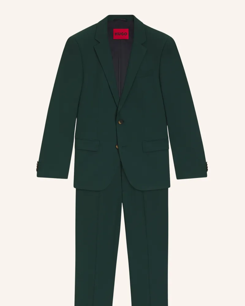 HUGO BOSS Business Anzug HENRY/GETLIN232X Slim Fit Grün