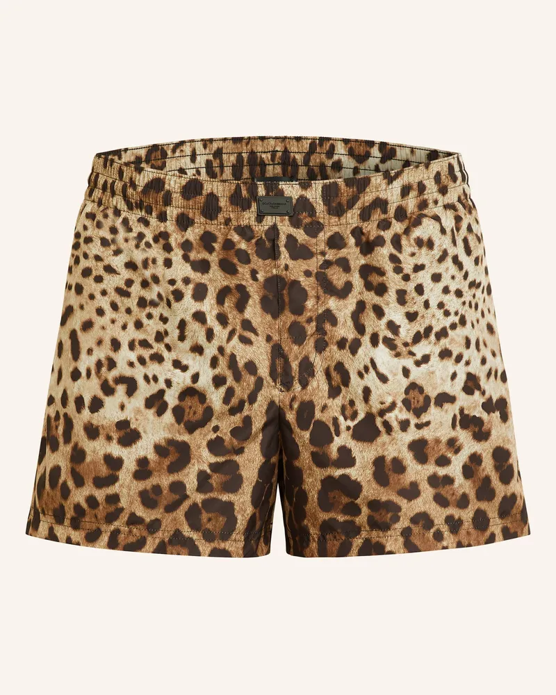 Dolce & Gabbana Badeshorts Hellbraun