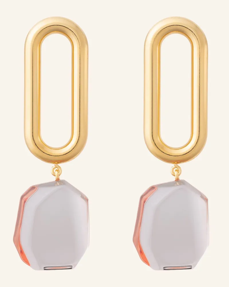 Vanessa Baroni Ohrhänger Galaxy Bold Link Earring Gold By Glambou gold Gold