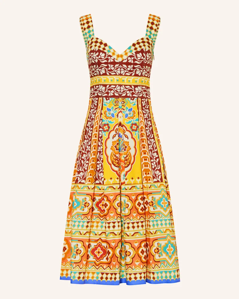 Etro Kleid gelb Dunkelgelb